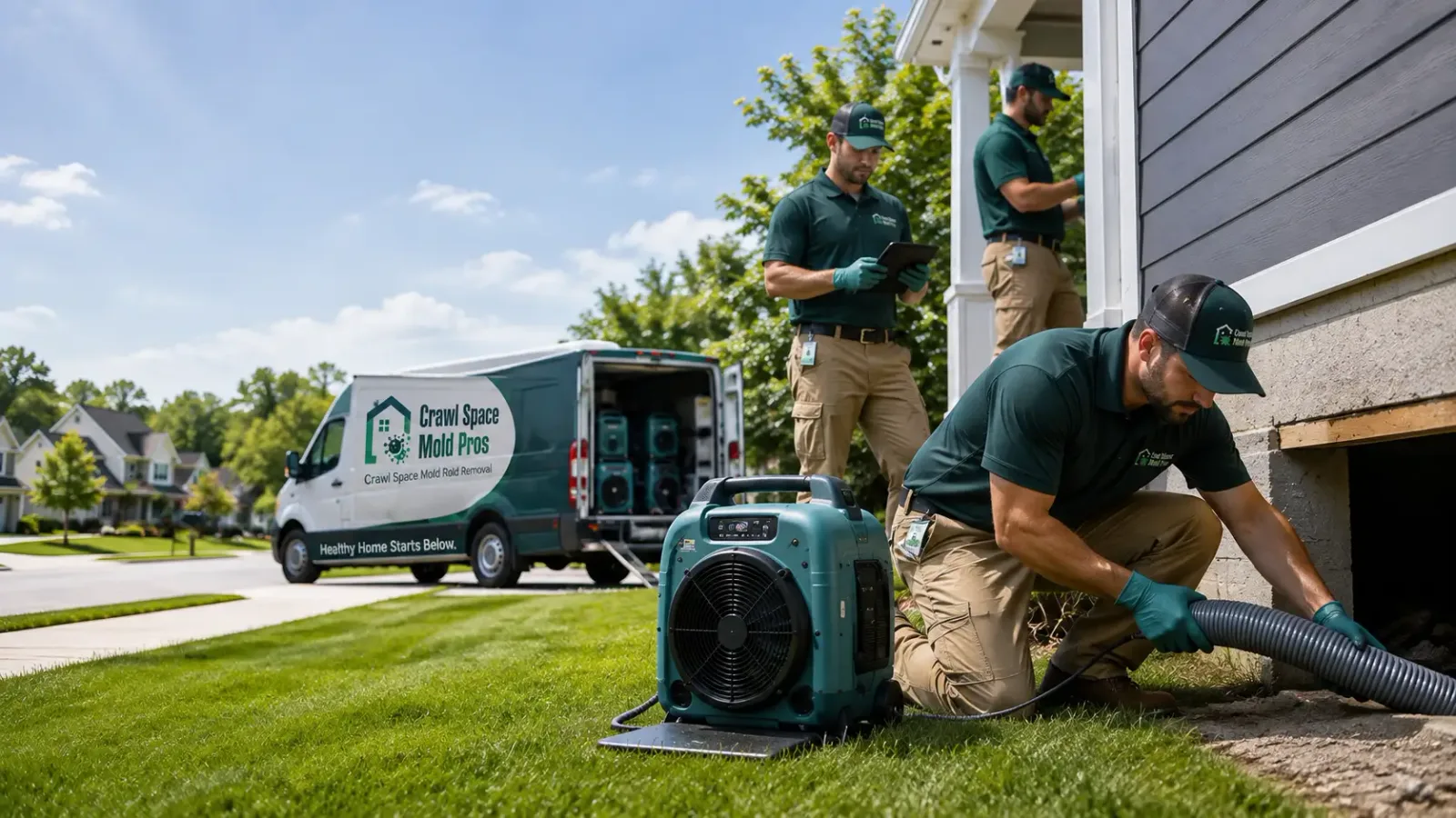 Crawl Space Mold Removal in Fish Creek, WI